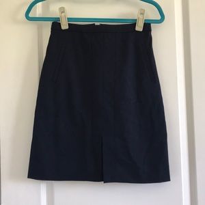 J. Crew Navy pencil skirt